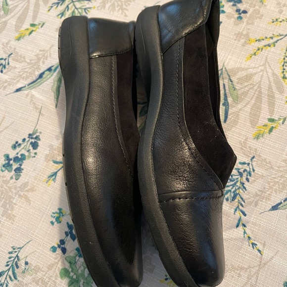 Abeo Pro Etta Black Leather Ergonomic Flats 9.5 NEW - Picture 4 of 6
